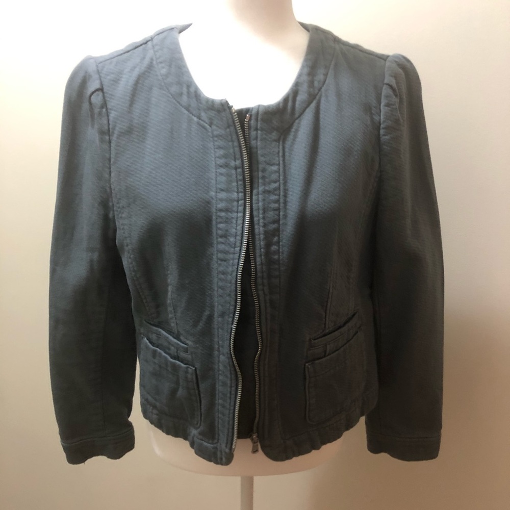 Ann Taylor Loft Zip up blazer